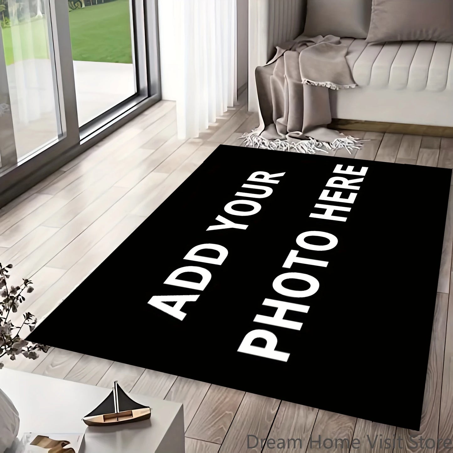 Custom Photo Text Area Mat Carpet Rug