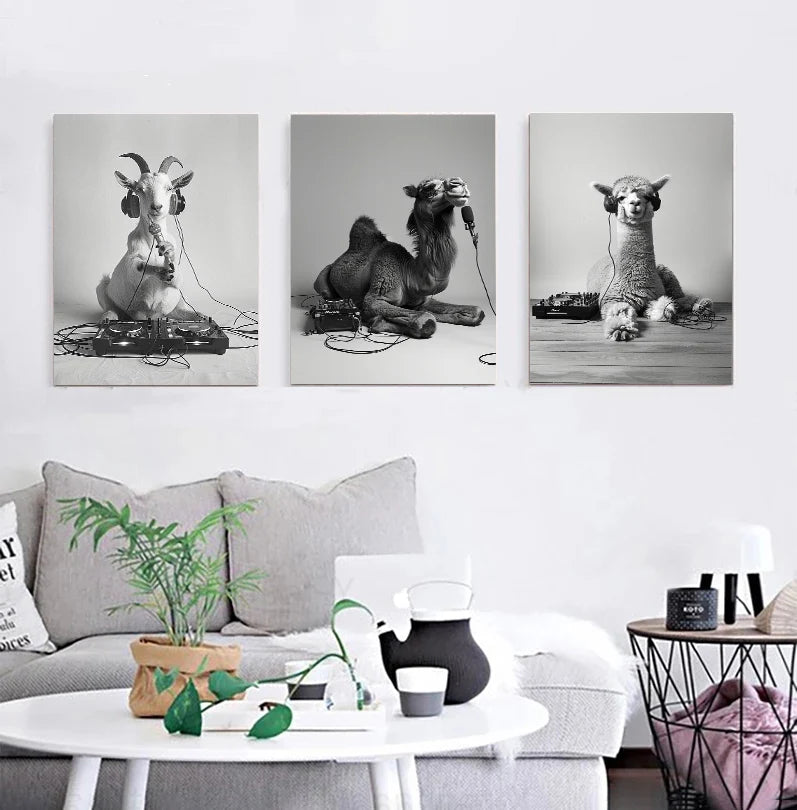DJ Animal Music Posters