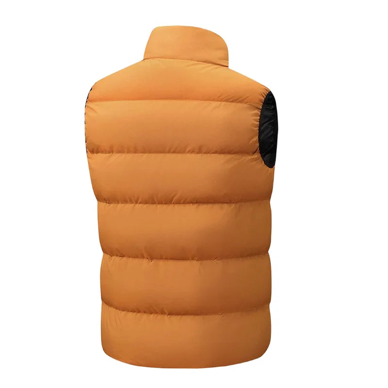 Winter Man Windproof Casual Warm Sleeveless Vest Men