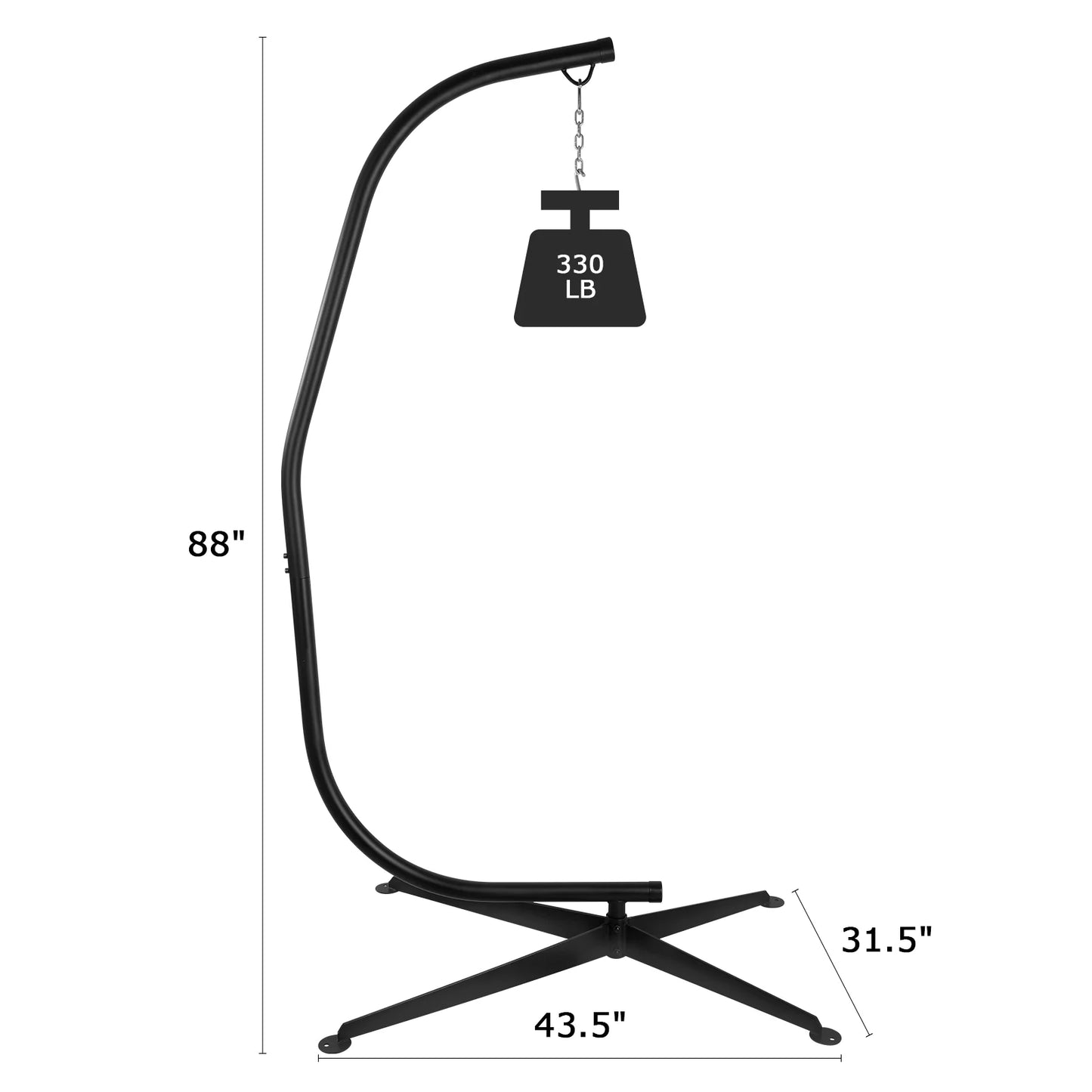 Hanging Chair Hammock C-Stand
