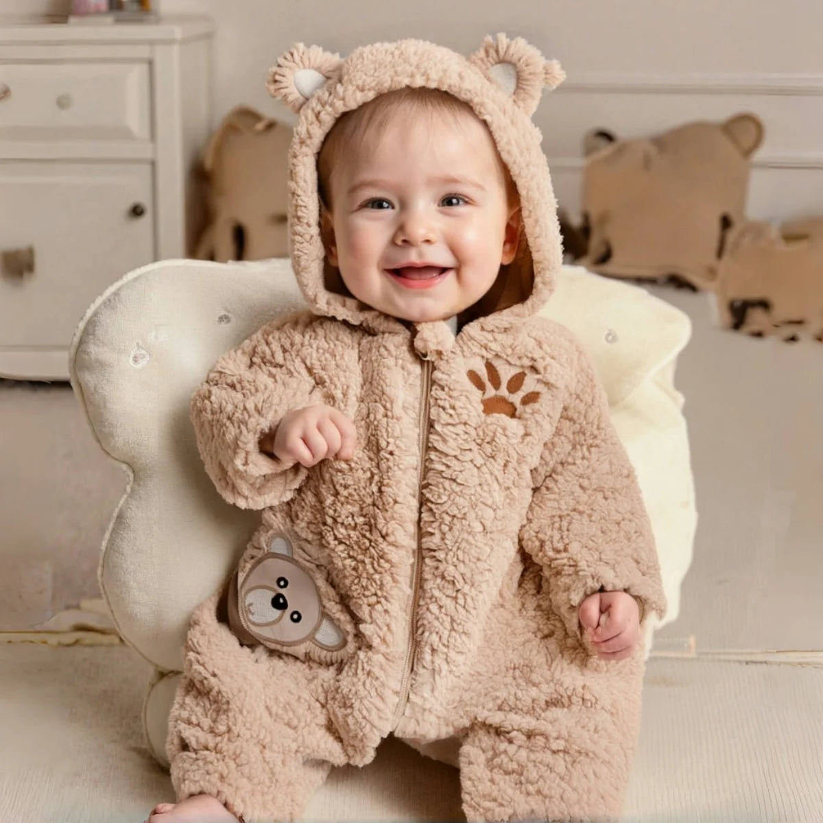 New Born Baby Winter New Long Sleeved