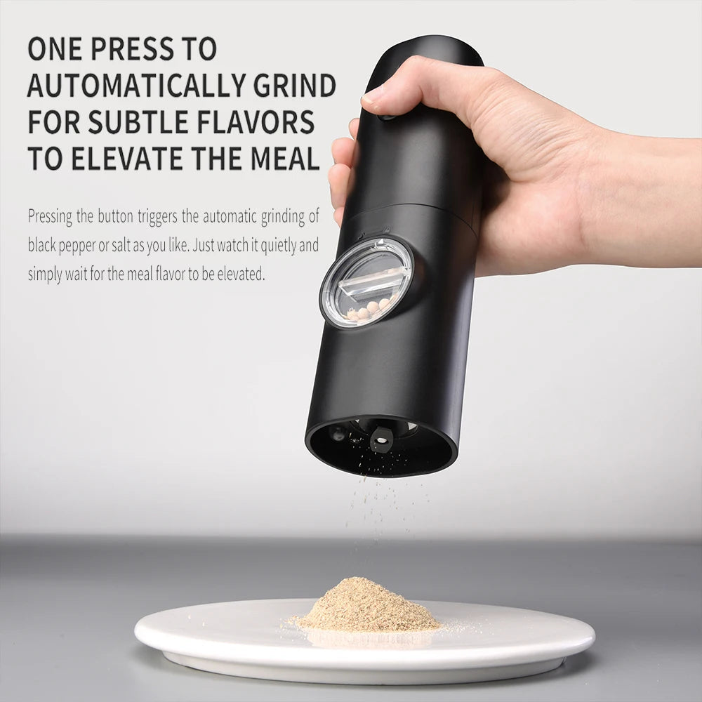 USB rechargeable electric pepper grinder
