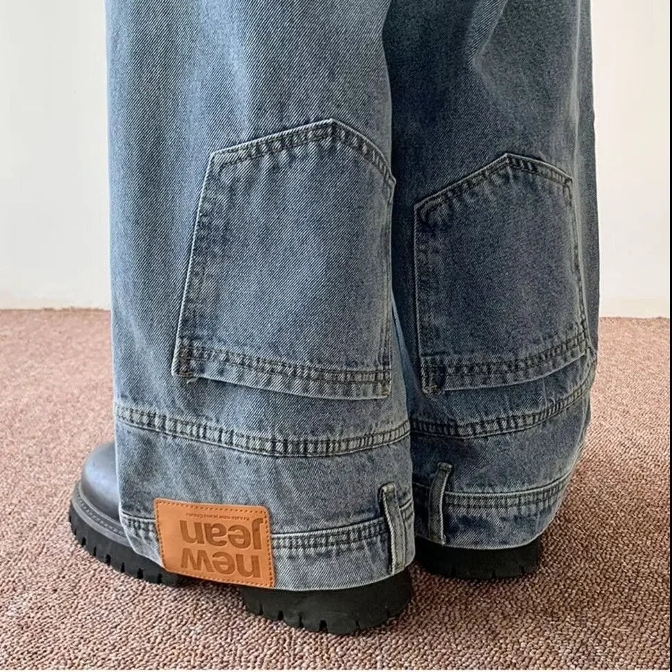 American Style High Street Upside Down Jeans