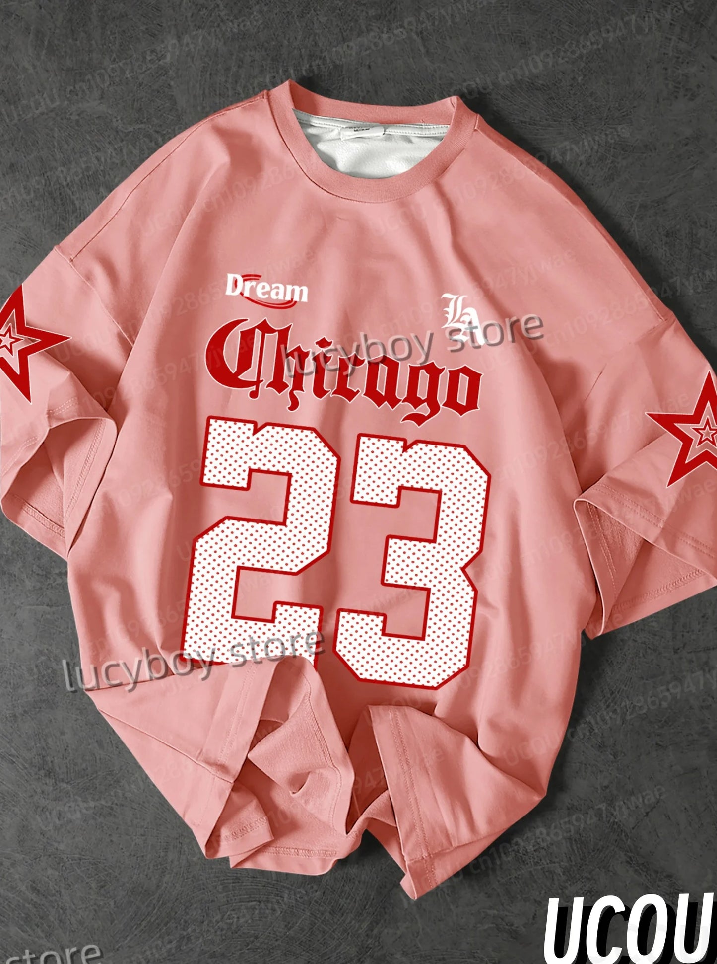 Men Polyester Chicago 23 Graphic Tee Men T-Shirt