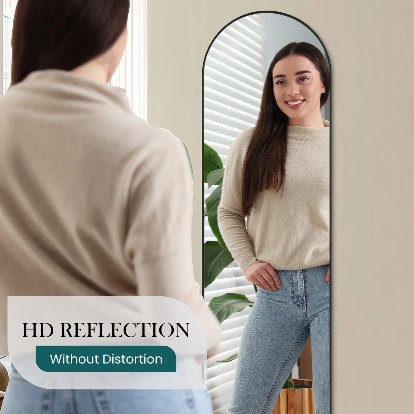 JHK Full Body Wall Mirror