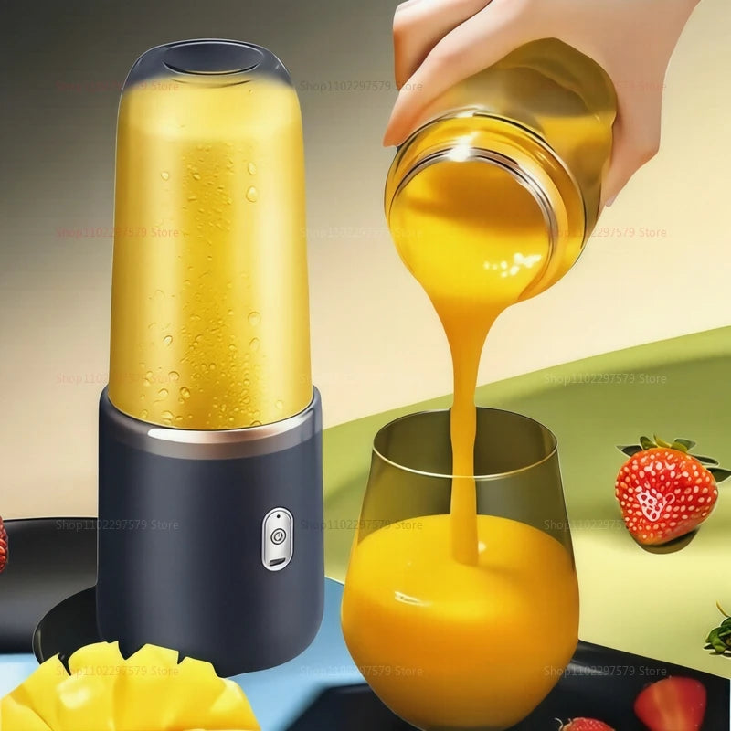 Double Cup Portable Fruit Juice Blender