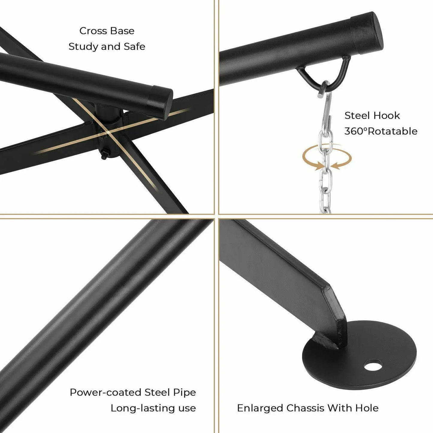 Hanging Chair Hammock C-Stand