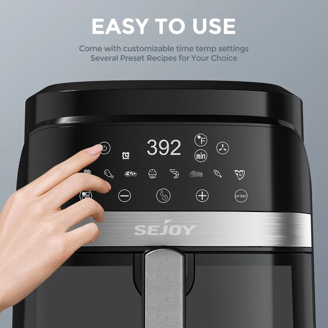 Electric Air fryer 8-in-1,6L