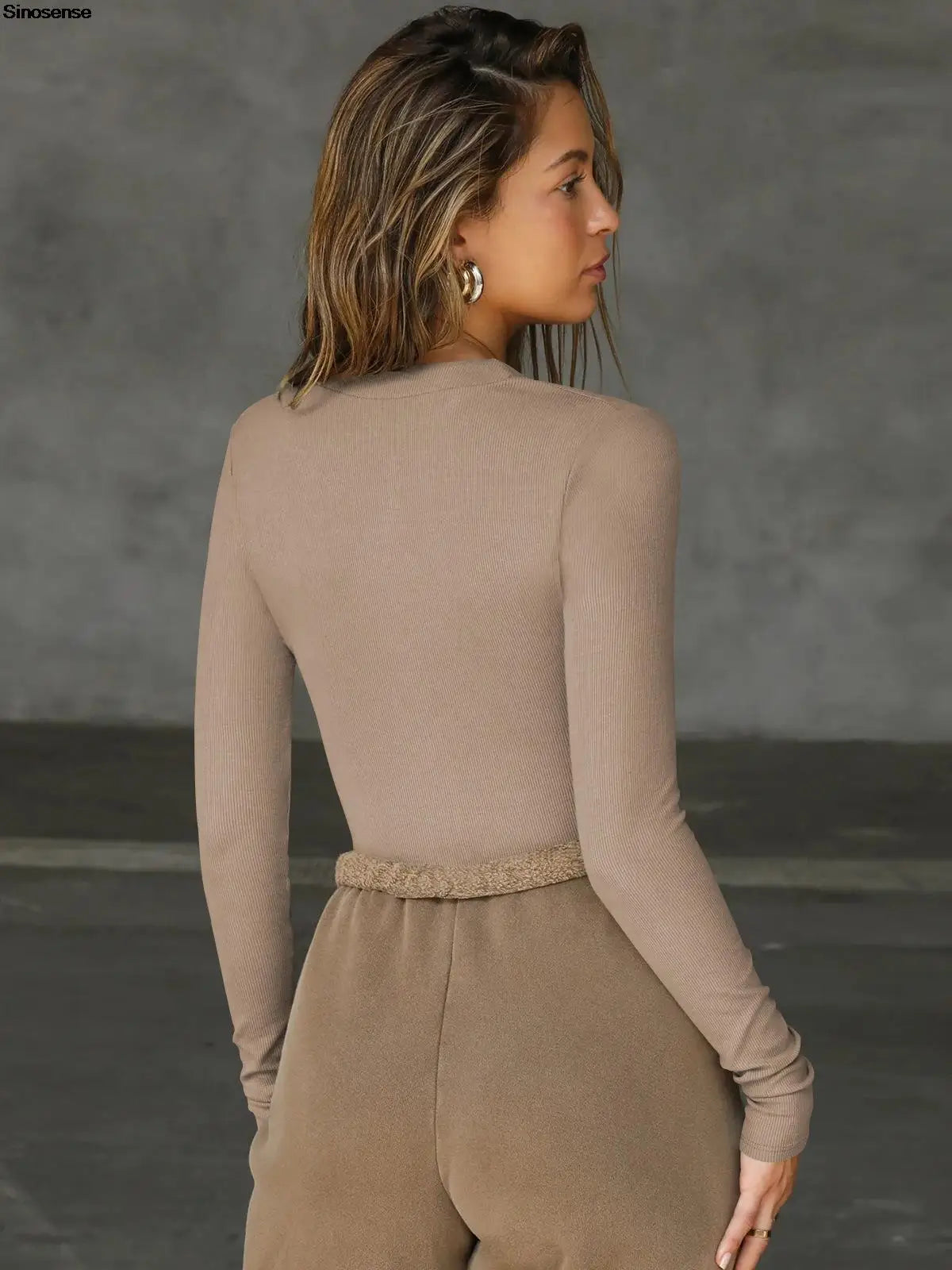Women Long Sleeve Bodysuit