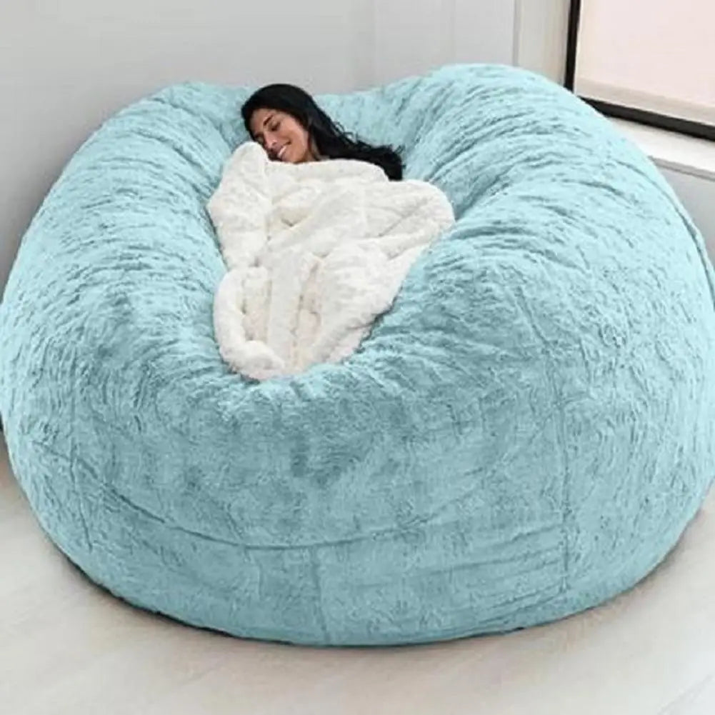 Giant Fluffy Sofa