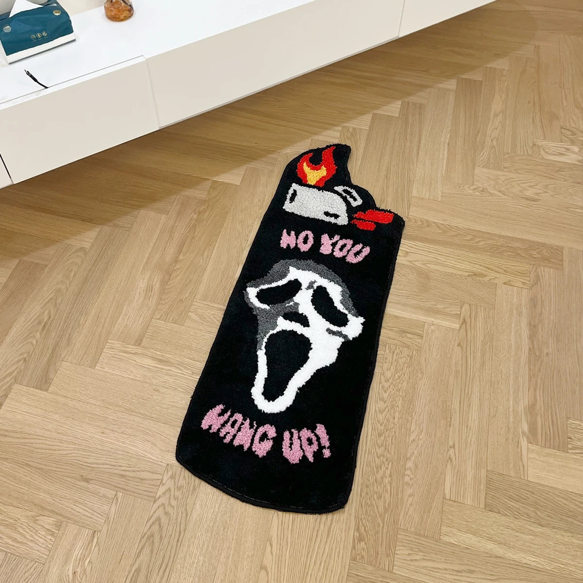 Black Ghost Lighter Tufted Rug