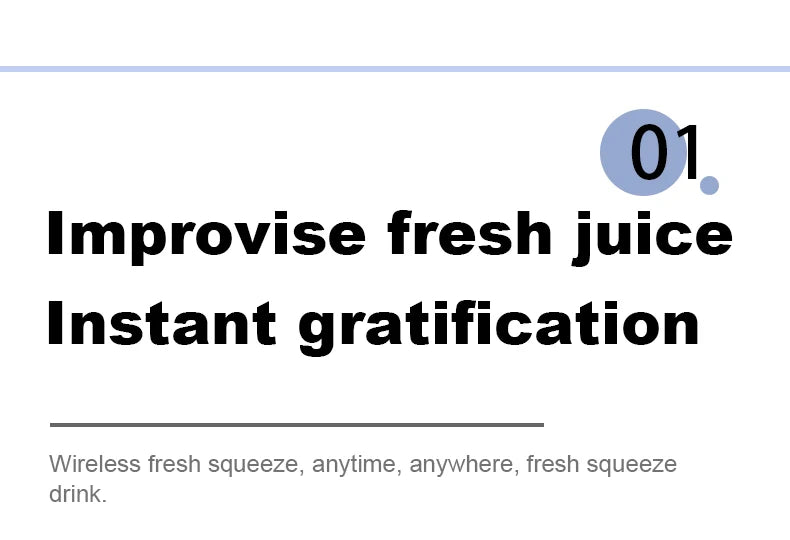 Portable Juicer Cup Smoothie Blender