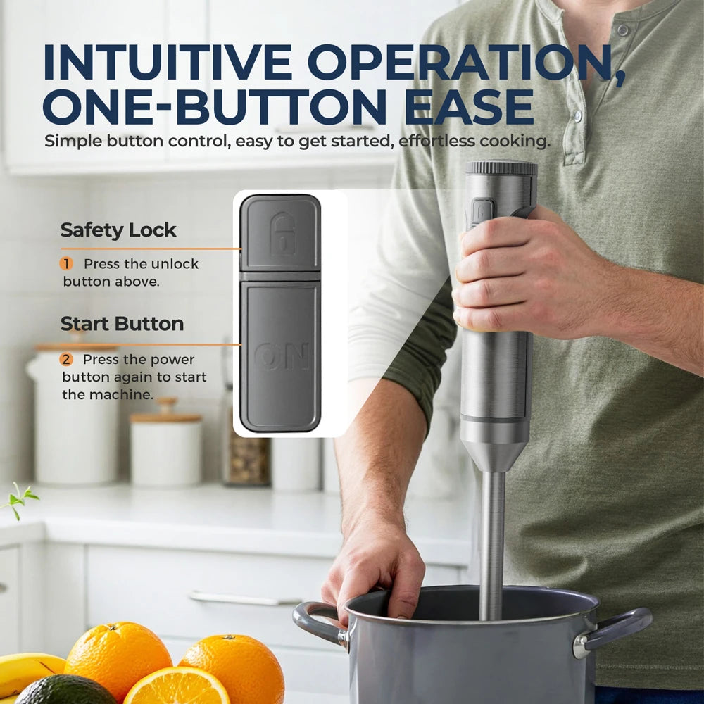 MIUI Stainless Steel Stick Food Mixer