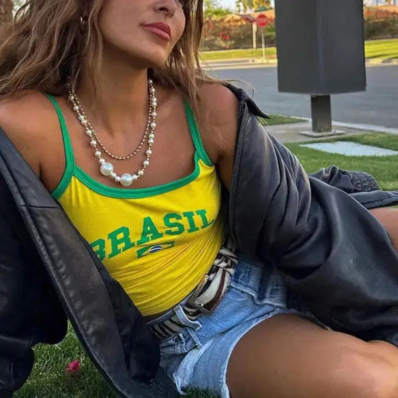 Women's T-shirt Brazil Letter