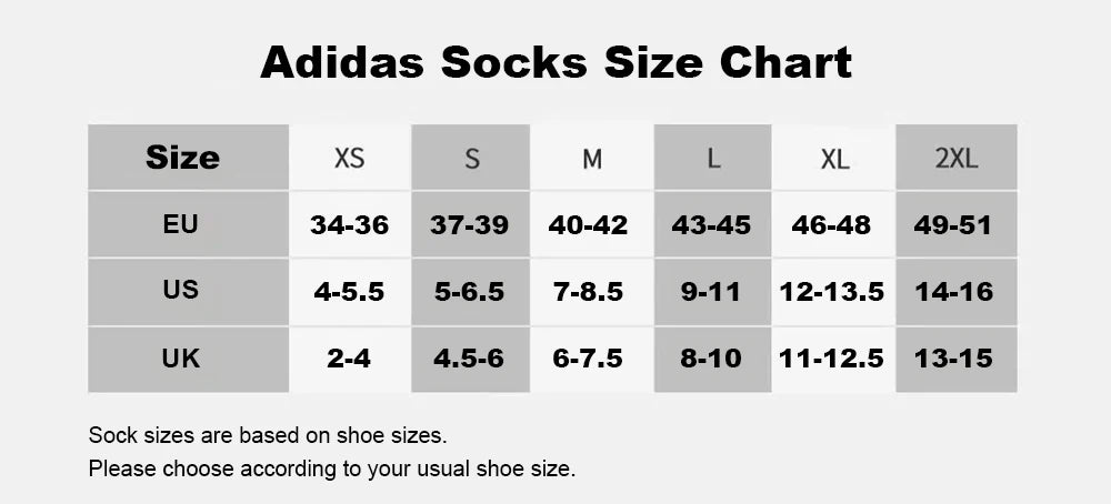 Adidas 3 Pairs Socks Unisex