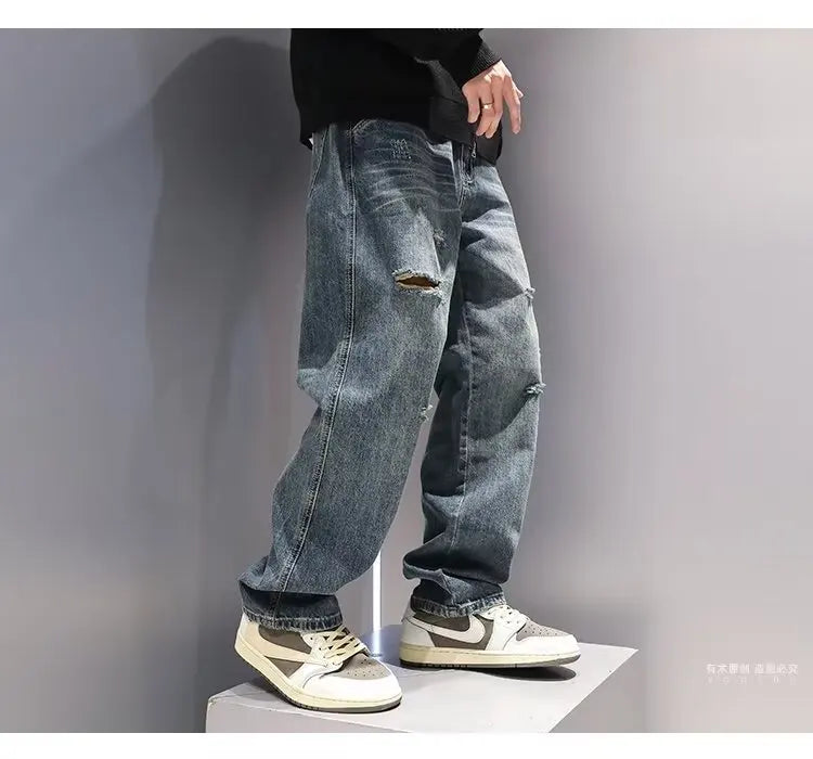 Ripped Jeans Baggy