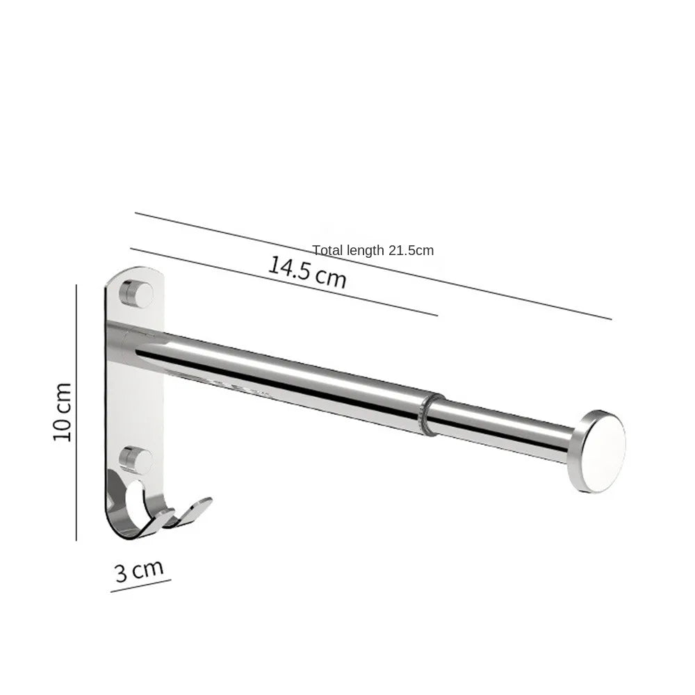 Foldable Wall Clothes Hanger Rack