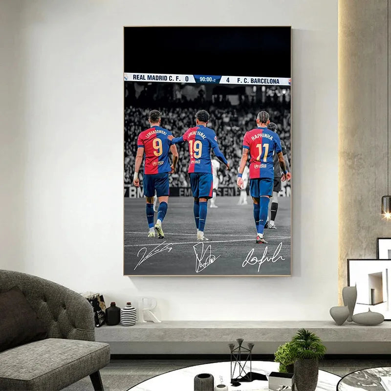 Soccer Player Posters