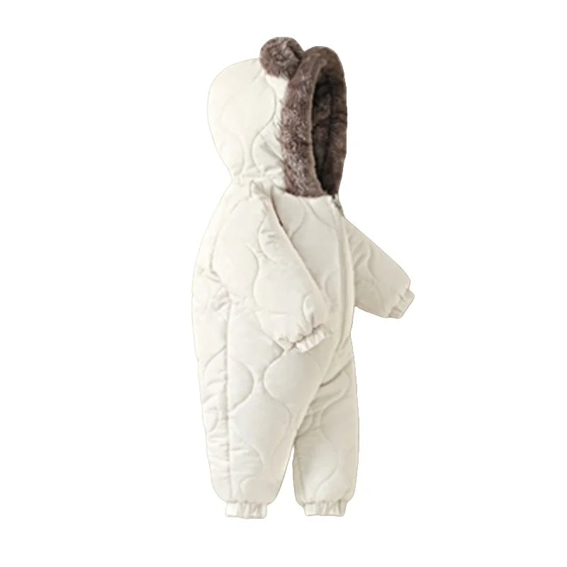 Winter Baby Bear Ear Hooded