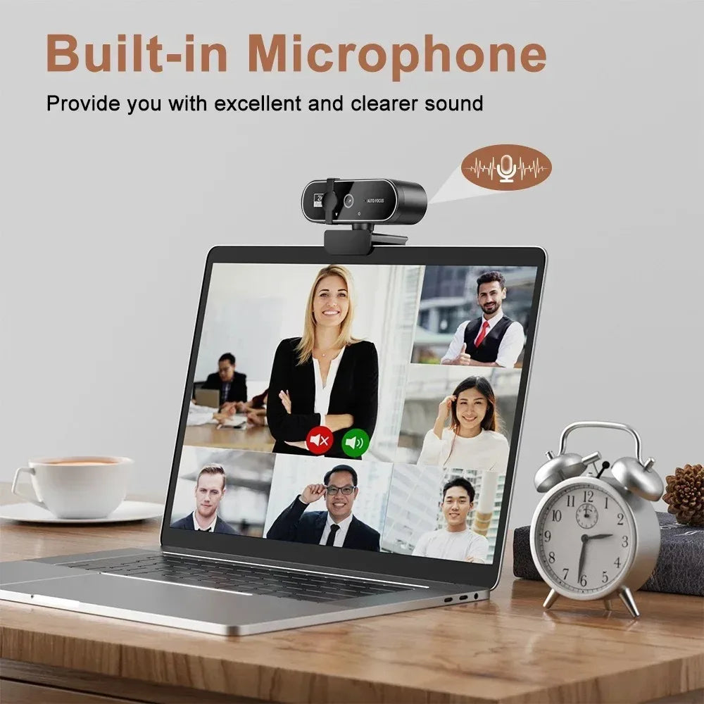 4K Autofocus Webcam Full HD