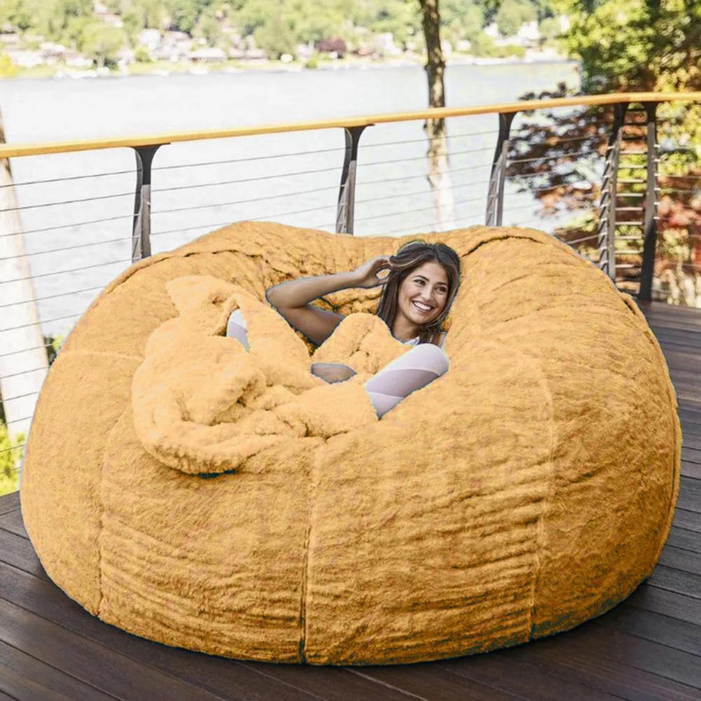 Giant Fluffy Sofa