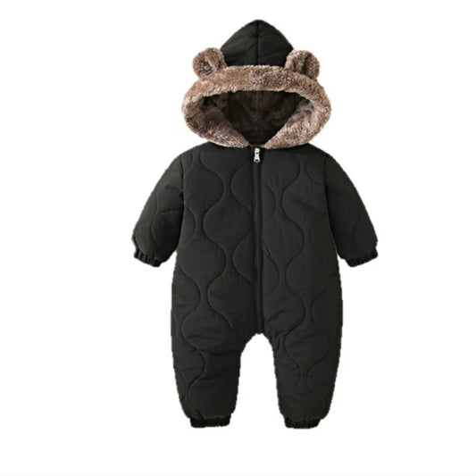 Winter Baby Bear Ear Hooded