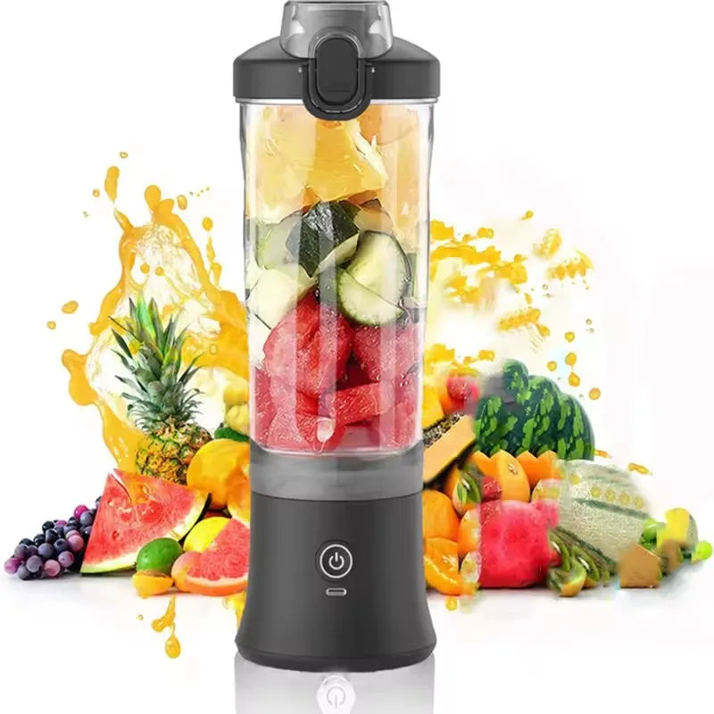 Portable Blender 600ML Electric Juicer Fruit Mixer