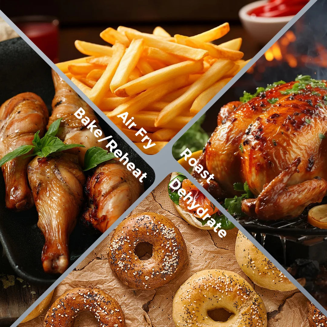 Electric Air fryer 8-in-1,6L