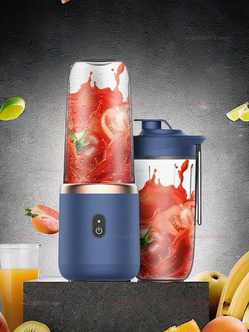 Double Cup Portable Fruit Juice Blender