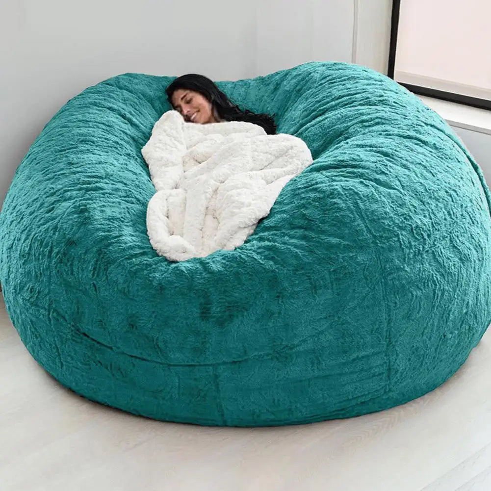 Giant Fluffy Sofa