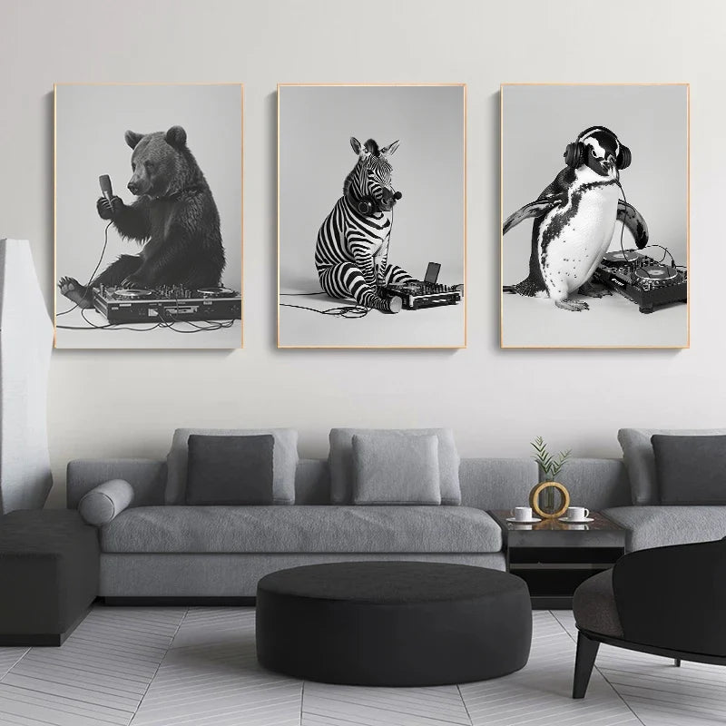 DJ Animal Music Posters