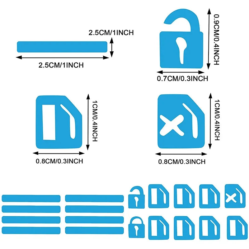 18Pcs/set Car Luminous Door