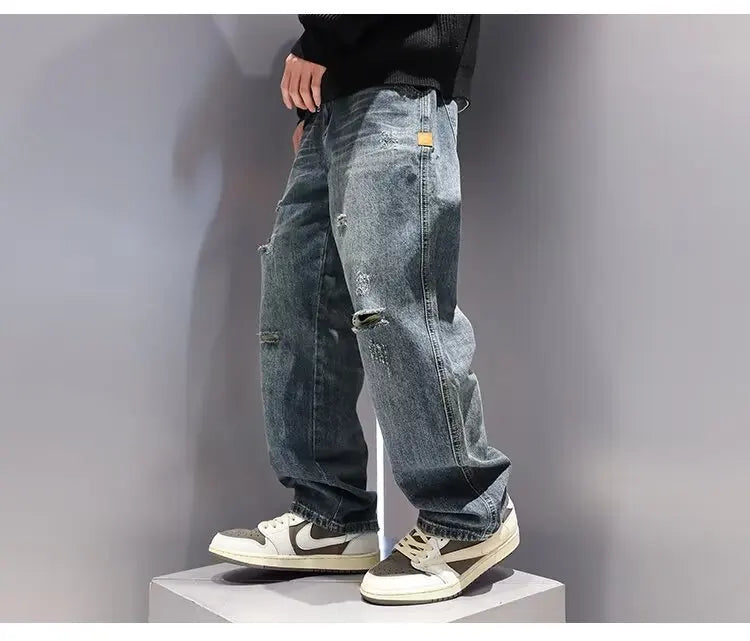Ripped Jeans Baggy