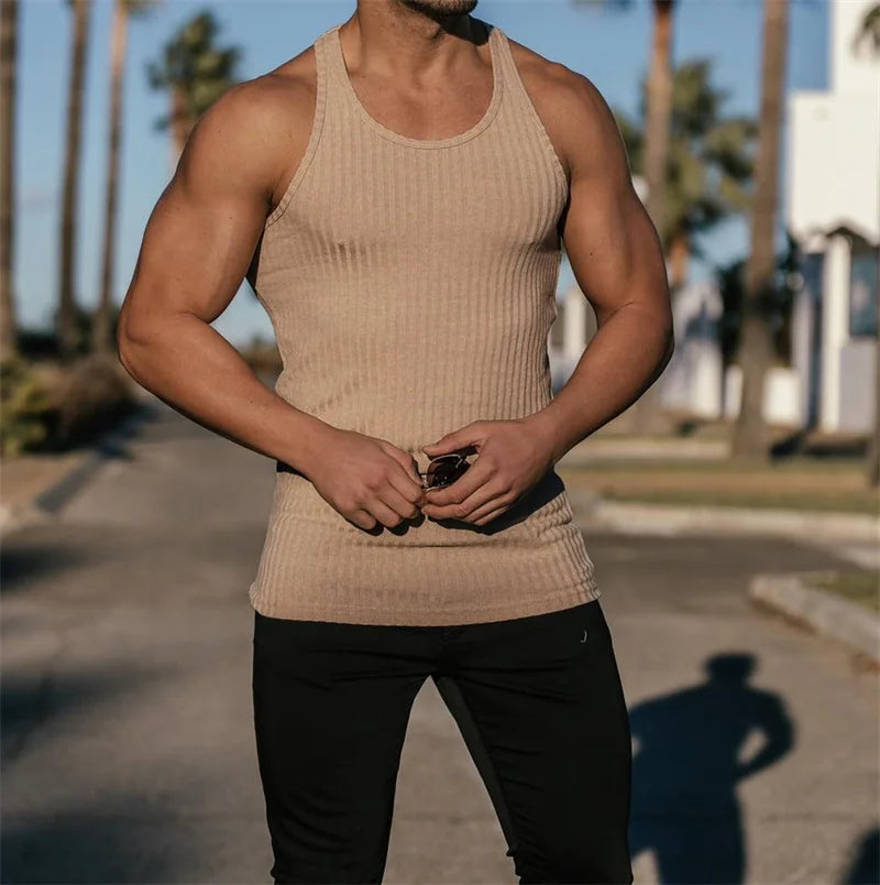 Tank Top Men Fitness Sleeveless Shirt