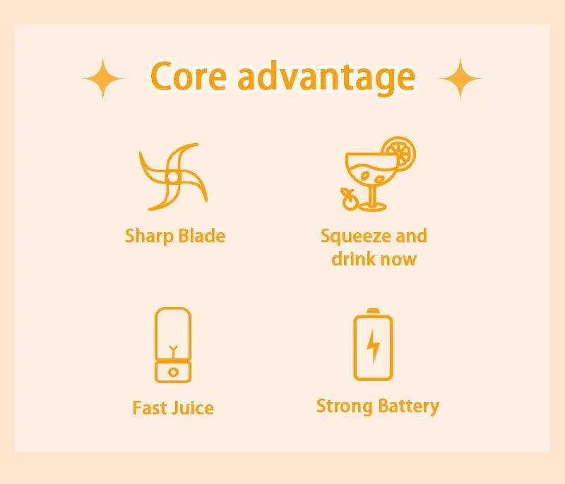 Electric Mini Juice Shake Blender