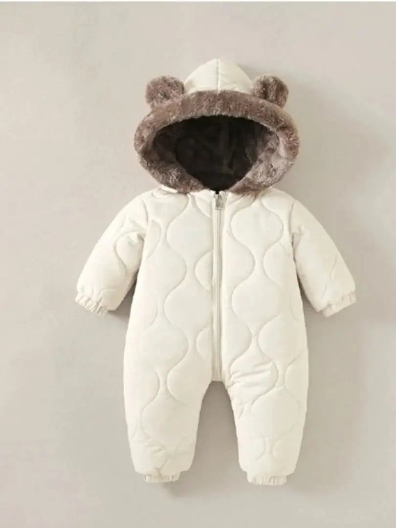 Winter Baby Bear Ear Hooded