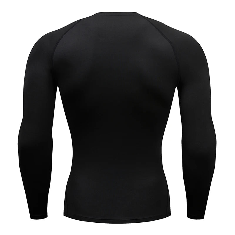 Men Running Compression T-shirt Long