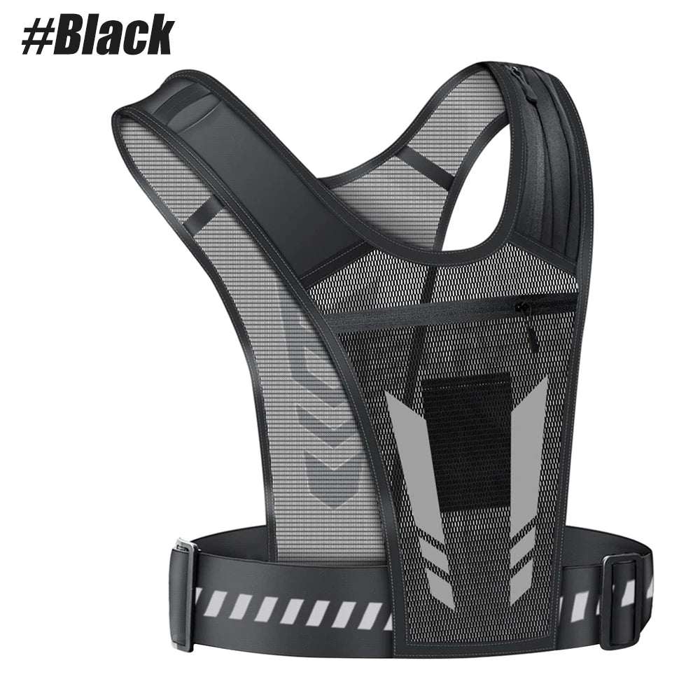 Reflective Running Phone Holder Vest